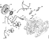 STIHL 0000-442-4000 Isolatiehuls positie 9 technische tekening
