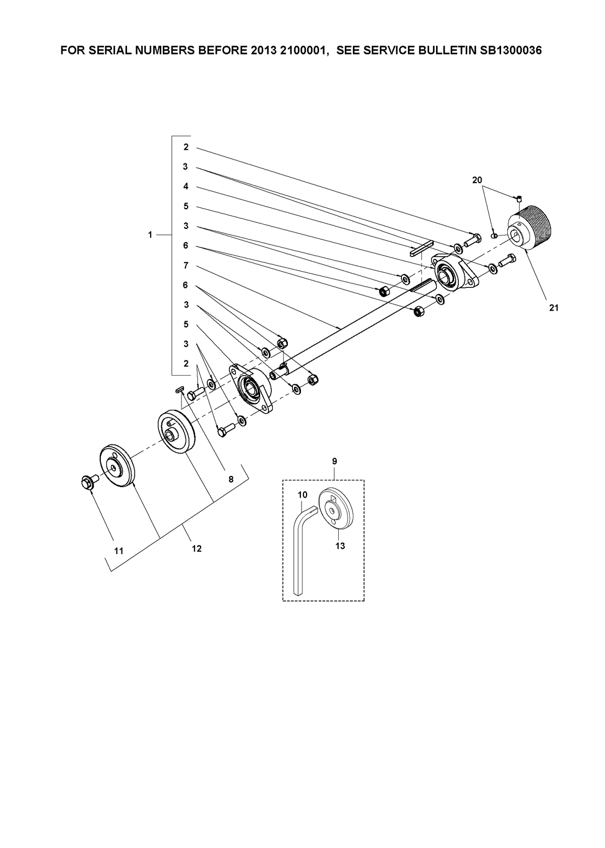Husqvarna 543044796 onderdelentekening - positie 4