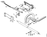 STIHL 4137-790-1307 Bedieningshandgreep positie -1 technische tekening