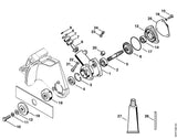 STIHL 4137-642-0600 Aandrijfas positie 5 technische tekening