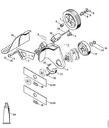 STIHL 4137-708-3201 Segment positie 3 technische tekening