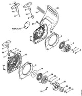 STIHL 1143-084-7801 Segment positie 3 technische tekening