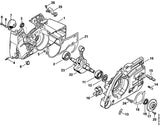 STIHL 4252-020-2904 Carter lagers positie 10 technische tekening