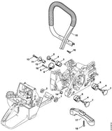 STIHL 4252-791-8400 Ring positie 12 technische tekening