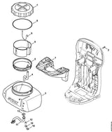 STIHL 4241-700-0800 Tank positie 3 technische tekening