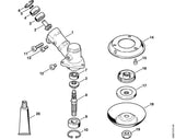 STIHL 9022-341-1230 Cilinderkopbout IS-M6x8 positie 12 technische tekening
