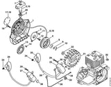 STIHL 4128-195-6200 Slang positie 20 technische tekening