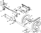 STIHL 4128-180-1111 Gaskabel positie 13 technische tekening