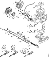 STIHL 4128-400-8500 Netvoeding positie 31 technische tekening
