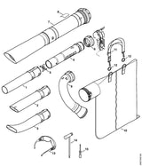 STIHL 4241-703-5600 Rooster positie 5 technische tekening