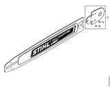 STIHL 3003-000-2221 Light X | 50cm/20" | 3/8" | 1,3mm/.050" positie -1 technische tekening