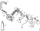 STIHL 1146-182-1000 Gashendel positie 8 technische tekening