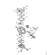 STIHL 1146-122-6700 Hoofdstelschroef 4 positie 17 technische tekening