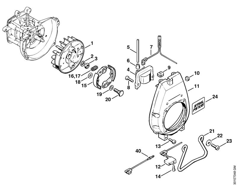 STIHL 9310-021-0140 Ring 6,4 positie 22 technische tekening