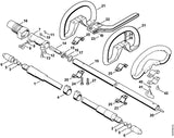 STIHL 4132-162-2800 Kap positie 18 technische tekening