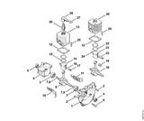 STIHL 4123-029-2300 Cilindervoetpakking positie 12 technische tekening