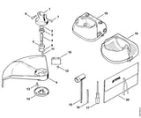 STIHL 4119-890-3400 Combisleutel positie 15 technische tekening