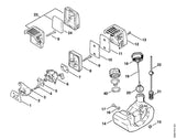 STIHL 4123-120-2200 Flens positie 2 technische tekening