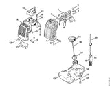 STIHL 4126-350-0405 Benzinetank positie -1 technische tekening