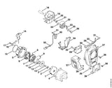 STIHL 4112-195-1600 Starterveer positie 6 technische tekening