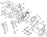 STIHL 1114-358-7700 Slang positie 23 technische tekening