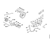 STIHL 0000-998-1104 Knieveer positie 23 technische tekening