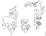 STIHL 4202-195-7200 Pal positie 15 technische tekening