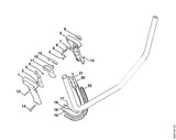 STIHL 4119-791-0811 Handgreephelft binnen positie 5 technische tekening