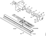 STIHL 4119-711-2100 Stop positie 40 technische tekening