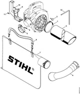 STIHL 4227-700-2300 Vleugelbout positie 2 technische tekening