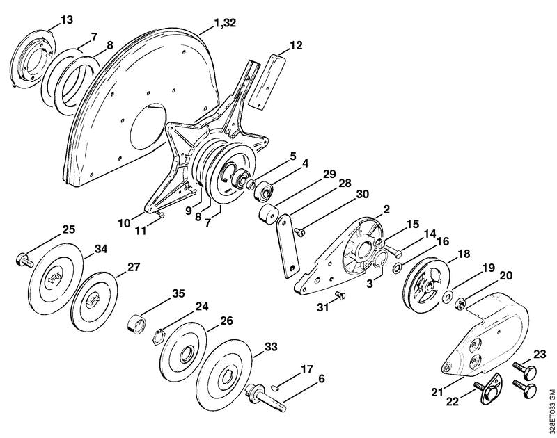 STIHL 4201-706-2600 Verstelhefboom positie 12 technische tekening