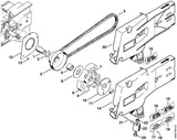STIHL 4205-700-2505 V-snaarpoelie positie 3 technische tekening