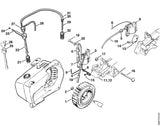 STIHL 4205-350-3600 Slang positie 22 technische tekening
