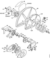 STIHL 4205-791-3903 Lager positie 37 technische tekening