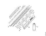 STIHL 4226-648-6700 glijstuk positie 4 technische tekening