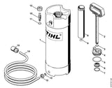 STIHL 9645-945-8240 O-ring 56,5x 5,33 positie 5 technische tekening