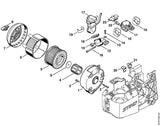 STIHL 4221-140-1800 Extra filter positie 4 technische tekening