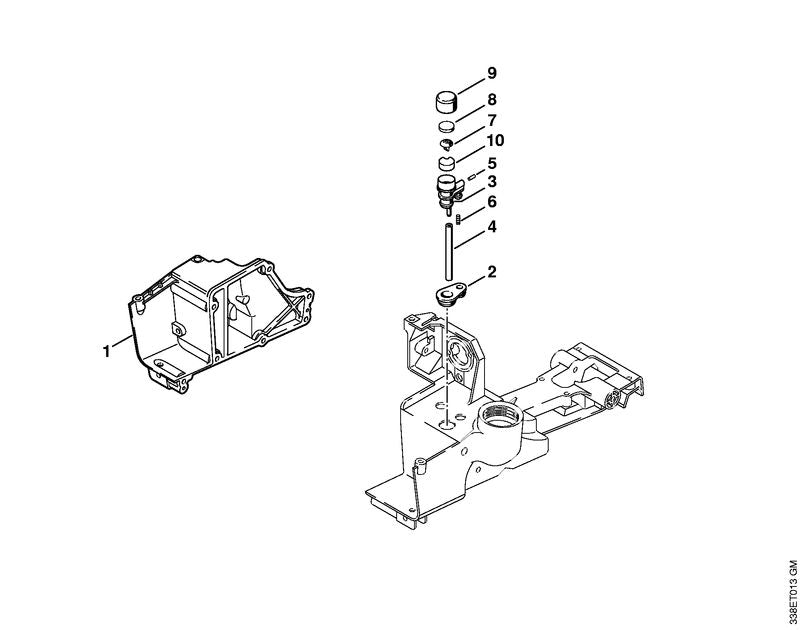STIHL 9517-003-5000 Naaldrol 3x5 positie 5 technische tekening
