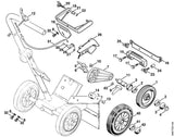 STIHL 4223-710-9310 Vleugelbout positie 23 technische tekening