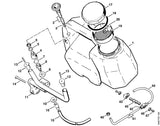 STIHL 4201-678-1107 Slang 835 mm positie 41 technische tekening