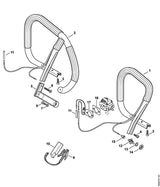 STIHL 1128-430-0200 Schakelaar positie 12 technische tekening