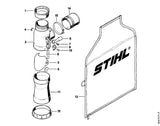 STIHL 9771-021-3220 Slangklem 77x12 positie 15 technische tekening