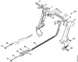STIHL 4203-182-8950 Bout positie 3 technische tekening
