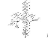 STIHL 4134-007-1060 Carb. membraanset positie -1 technische tekening
