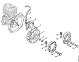 STIHL 4135-160-2001 Koppeling positie 8 technische tekening