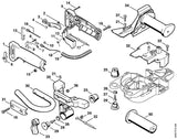 STIHL 4226-790-3301 AV-drager positie 20 technische tekening