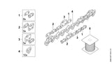 STIHL 3667-007-1001 Reparatie set .325 RD links positie 2 technische tekening