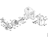 STIHL 4203-967-1508 Typeplaatje SR 420 positie 16 technische tekening