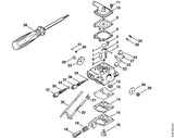 STIHL 4203-007-1061 Carb. membraanset positie -1 technische tekening