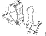 STIHL 4128-710-9000 Draagriem positie 7 technische tekening